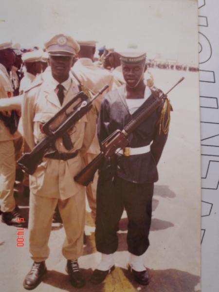 moi ,le jour de la r�p�tution g�n�rale du d�fil� 2005 en 