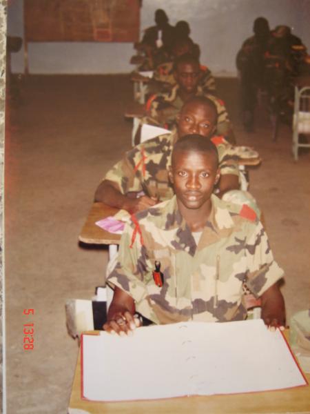 moi en 2i�me ann�e en classe � l'ENSOA � kaolack