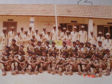 la 23i�me et la 24i�me PROMO le jour de la pr�sentation du drapeau apr�s la FIC � l'ENSOA de kaolack 