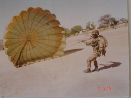 l'entaitement pour les sauts paras