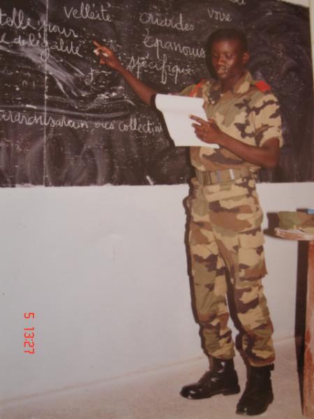 moi en 2i�me ann�e en classe � l'ENSOA � kaolack