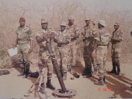 le mortier de 81mm ,stage au commando � thi�s