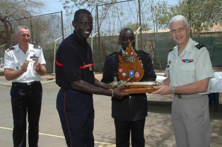 coupe de la challence pompier entre le GNSP & la BA160